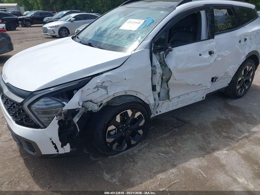 2024 Kia Sportage VIN 5XYK6CDF8RG224342 IAAI salvage auction — LEFT SIDE, Salvage (Indiana), sold $7,800 on 2026-07-08 (photo 6)