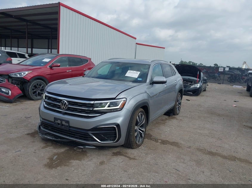 2020 Volkswagen Atlas cross sport VIN 1V2TE2CA3LC206249 IAAI salvage auction — FRONT END, Salvage (Texas), sold $9,000 on 2026-07-24 (photo 2)
