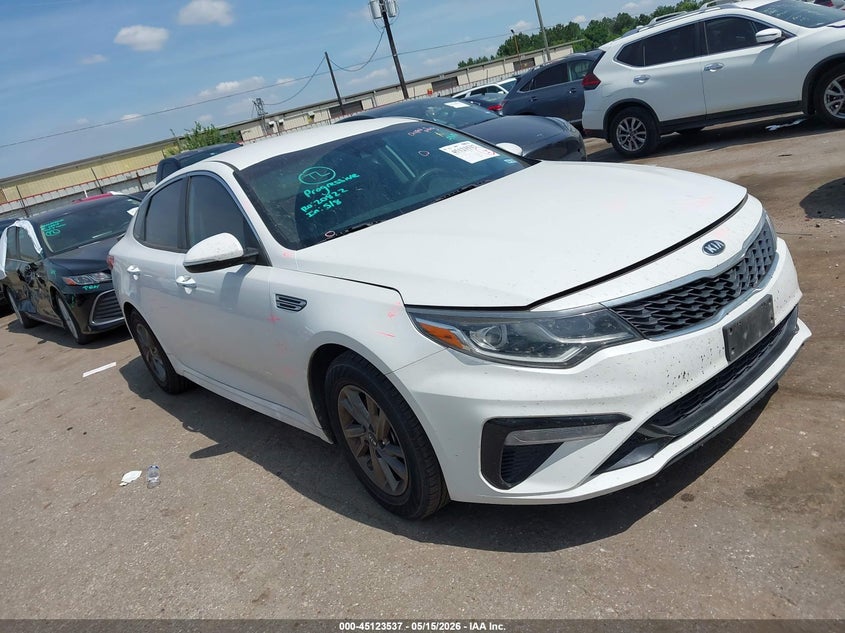 2020 Kia Optima VIN 5XXGT4L30LG439348 IAAI salvage auction — REAR END, Original (Texas), sold $2,850 on 2026-07-22 (photo 1)