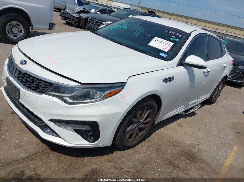 2020 Kia Optima VIN 5XXGT4L30LG439348 IAAI salvage auction — REAR END, Original (Texas), sold $2,850 on 2026-07-22 (photo 2)