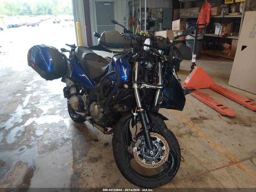 2007 Suzuki Dl650 VIN JS1VP54A572101870 IAAI salvage auction — FRONT END, Salvage (Idaho), sold $50 on 2026-07-21 (photo 1)