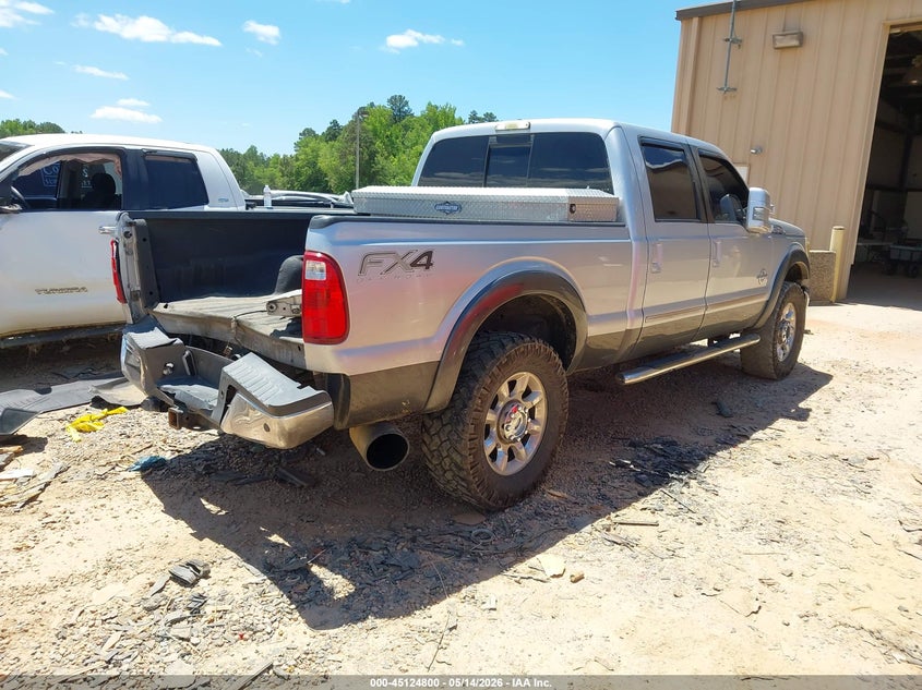2016 Ford F250 VIN 1FT7W2BT3GEB66591 IAAI salvage auction — FRONT & REAR, Salvage (North Carolina), sold $8,600 on 2026-07-09 (photo 4)