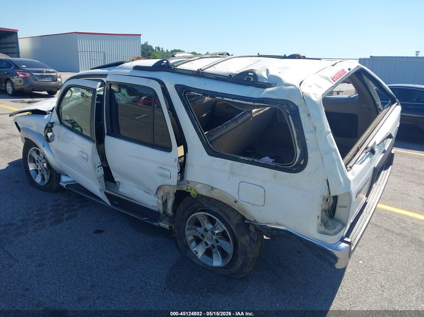 2000 Toyota 4runner VIN JT3GN86R5Y0145295 IAAI salvage auction — ROLLOVER, Salvage Non-Reb (South Carolina), sold $200 on 2026-07-22 (photo 3)
