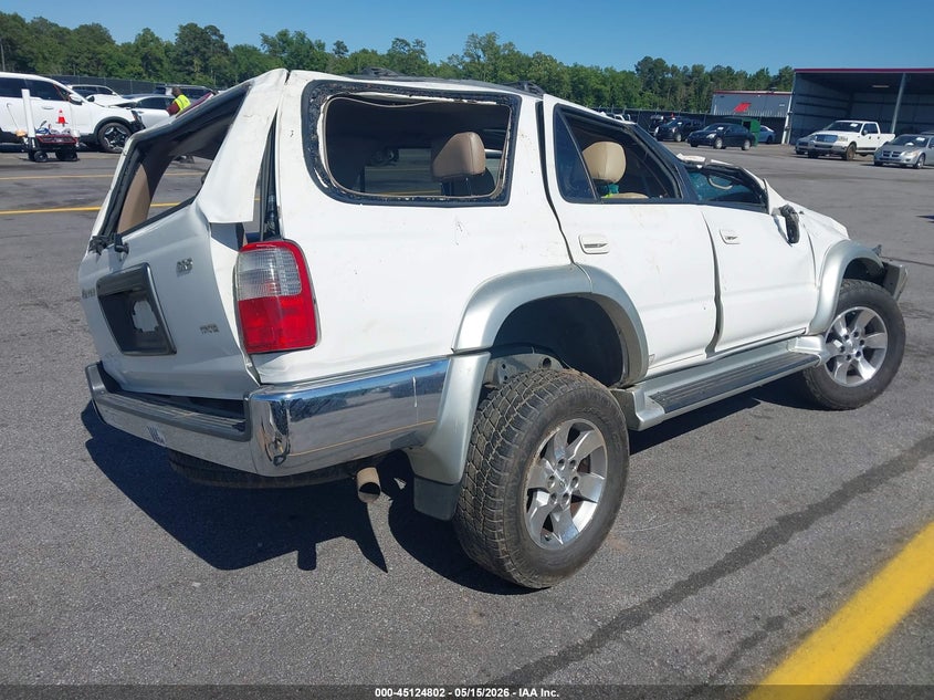 2000 Toyota 4runner VIN JT3GN86R5Y0145295 IAAI salvage auction — ROLLOVER, Salvage Non-Reb (South Carolina), sold $200 on 2026-07-22 (photo 4)