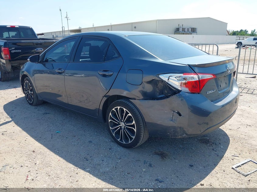 2016 Toyota Corolla VIN 5YFBURHE4GP461347 IAAI salvage auction — REAR END, Original (Texas), sold $2,450 on 2026-07-08 (photo 3)