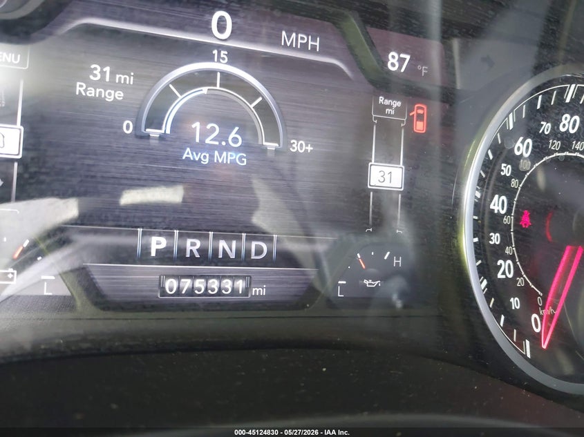 2021 Ram 1500 VIN 1C6SRFJT6MN700826 IAAI salvage auction — REAR END, Salvage (Mississippi), sold $12,600 on 2026-07-11 (photo 7)