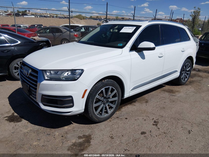 2017 Audi Q7 VIN WA1LAAF77HD018319 IAAI salvage auction — REAR END, Salvage Title, sold $6,200 on 2026-08-24 (photo 2)