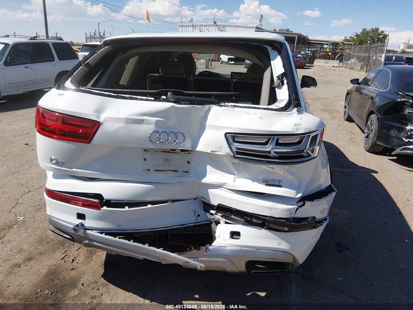 2017 Audi Q7 VIN WA1LAAF77HD018319 IAAI salvage auction — REAR END, Salvage Title, sold $6,200 on 2026-08-24 (photo 6)