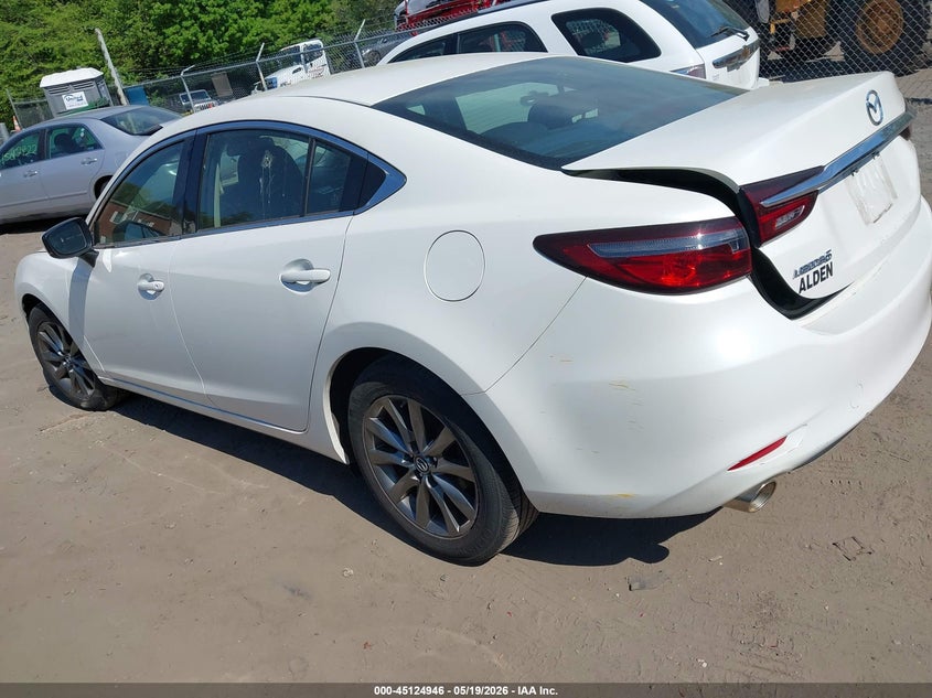 2018 Mazda 6 VIN JM1GL1UMXJ1312024 IAAI salvage auction — RIGHT FRONT, Salvage (Massachusetts), sold $2,050 on 2026-07-21 (photo 3)