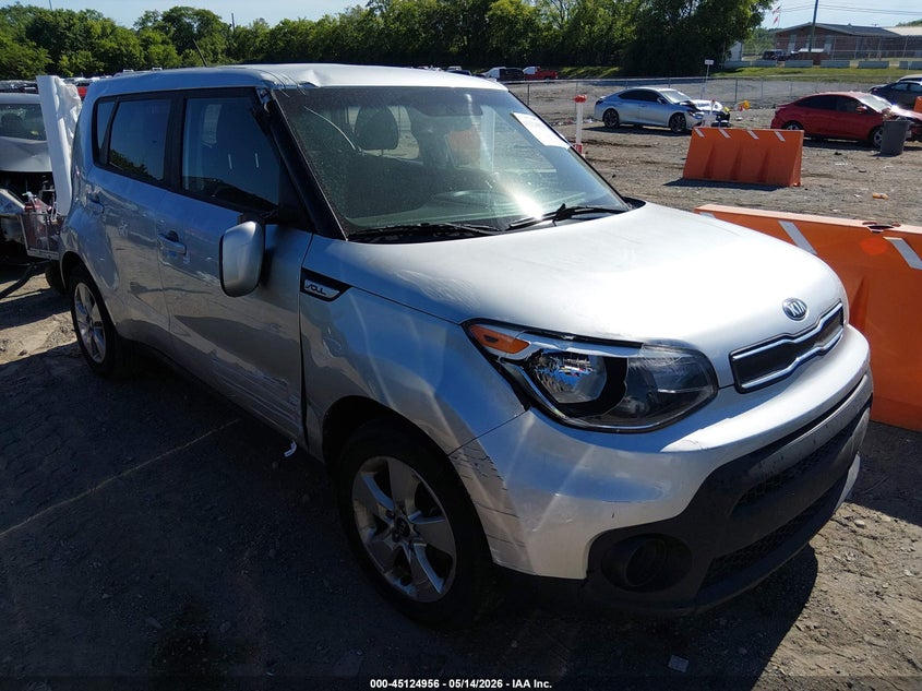 2019 Kia Soul VIN KNDJN2A21K7696055 IAAI salvage auction — RIGHT FRONT, Salvage (Tennessee), sold $1,675 on 2026-07-09 (photo 1)