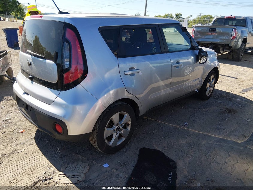 2019 Kia Soul VIN KNDJN2A21K7696055 IAAI salvage auction — RIGHT FRONT, Salvage (Tennessee), sold $1,675 on 2026-07-09 (photo 4)