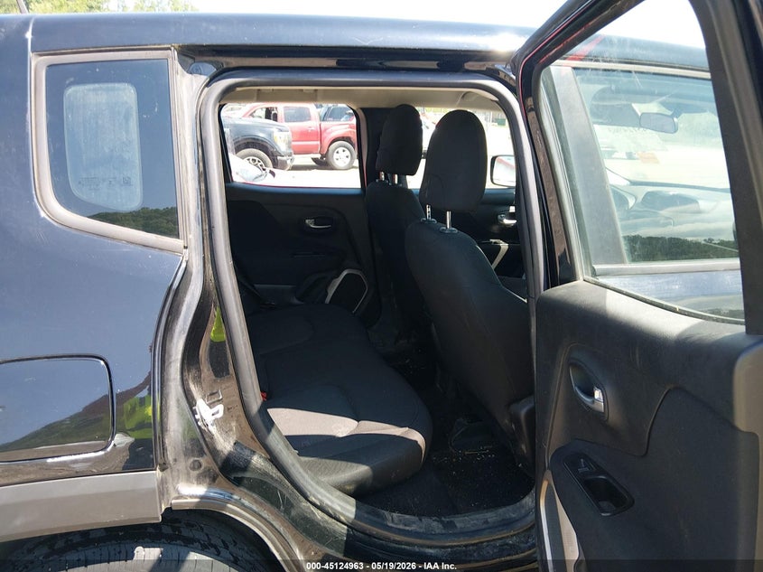 2017 Jeep Renegade VIN ZACCJBAH1HPF65065 IAAI salvage auction — FRONT & REAR, Salvage (West Virginia), sold $1,150 on 2026-07-09 (photo 8)