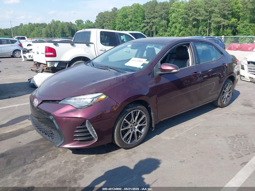 2017 Toyota Corolla VIN 5YFBURHE0HP616896 IAAI salvage auction — FRONT END, Salvage (Texas), sold $25 on 2026-07-29 (photo 2)