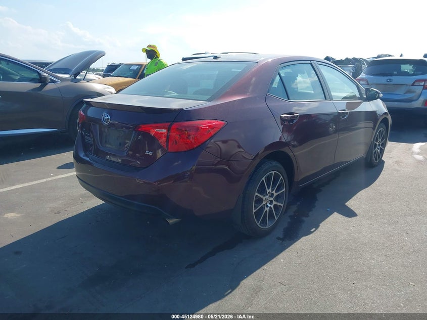 2017 Toyota Corolla VIN 5YFBURHE0HP616896 IAAI salvage auction — FRONT END, Salvage (Texas), sold $25 on 2026-07-29 (photo 4)