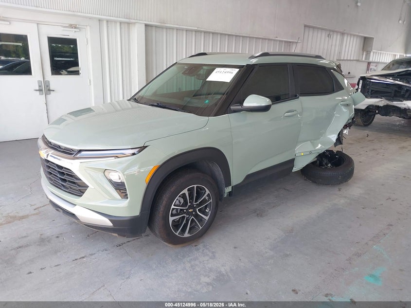 2025 Chevrolet Trailblazer VIN KL79MPSL4SB102997 IAAI salvage auction — LEFT SIDE, Rebuildable (Florida), sold $2,500 on 2026-07-29 (photo 2)