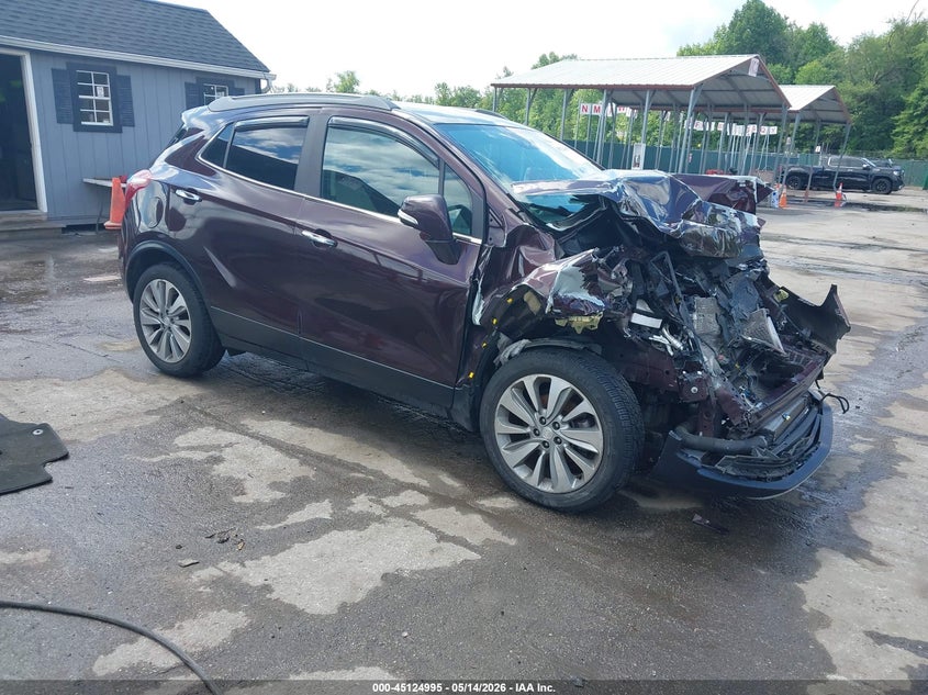 2018 Buick Encore VIN KL4CJASB7JB573797 IAAI salvage auction — FRONT END, Salvage - Greater Than 75% (Maryland), sold $325 on 2026-07-09 (photo 1)