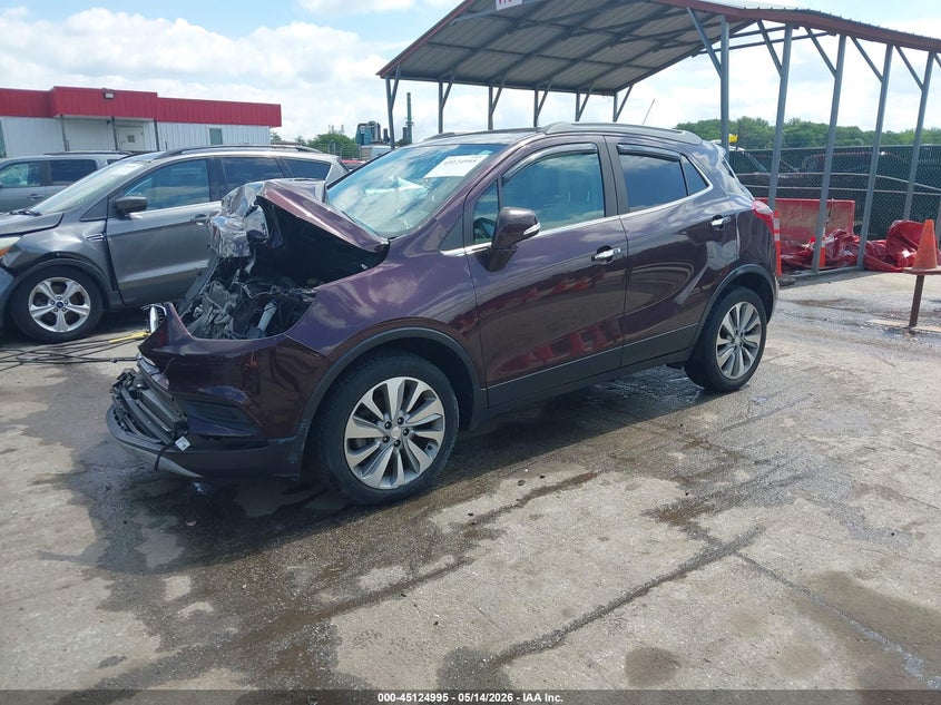 2018 Buick Encore VIN KL4CJASB7JB573797 IAAI salvage auction — FRONT END, Salvage - Greater Than 75% (Maryland), sold $325 on 2026-07-09 (photo 2)