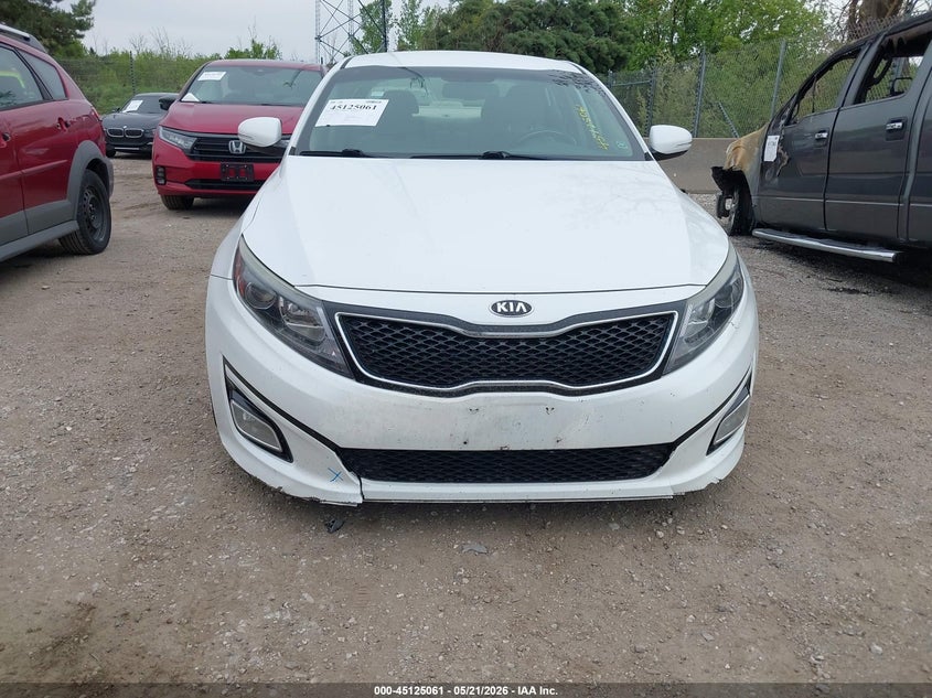2015 Kia Optima VIN 5XXGM4A72FG498358 IAAI salvage auction — FRONT END, Junk Bill Of Sale Mv2459 (Wisconsin), sold $725 on 2026-07-07 (photo 6)