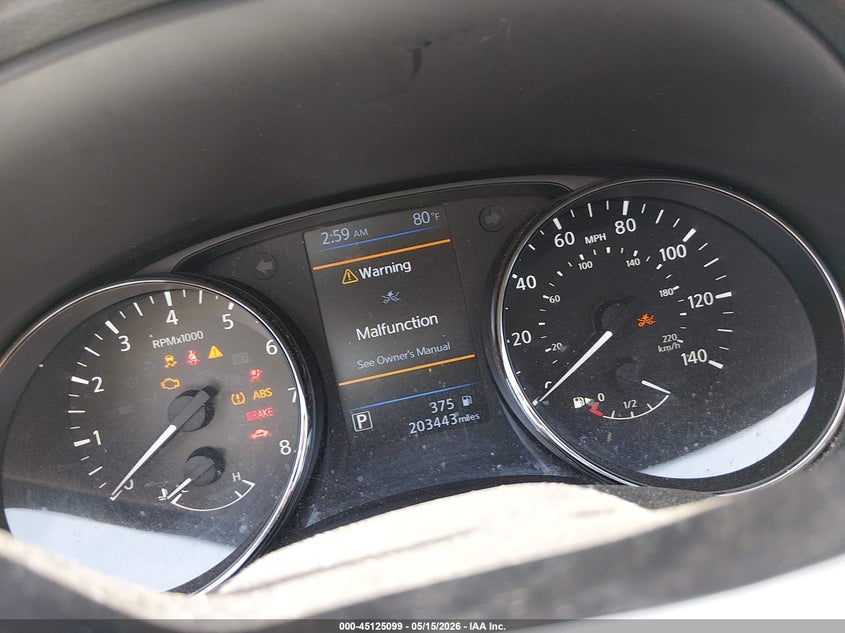 2019 Nissan Rogue VIN JN1BJ1CP1KW243467 IAAI salvage auction — FRONT END, Salvage (South Carolina), sold $425 on 2026-07-07 (photo 7)