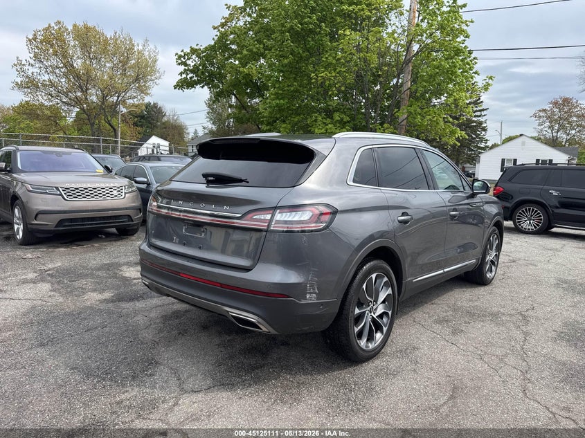 2022 Lincoln Nautilus VIN 2LMPJ8K93NBL22482 IAAI salvage auction — Front End, Clear (New York), sold $28,900 on 2026-06-19 (photo 4)