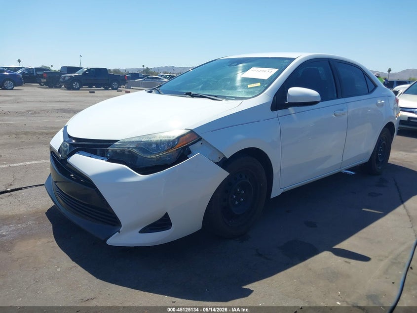 2017 Toyota Corolla VIN 5YFBURHE7HP725484 IAAI salvage auction — LEFT FRONT, Salvage (Arizona), sold $2,300 on 2026-07-28 (photo 2)