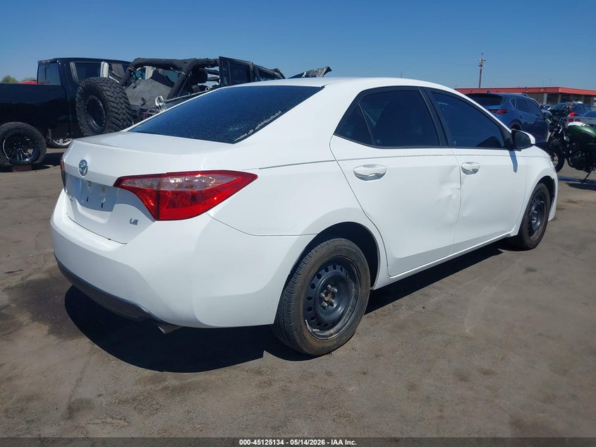 2017 Toyota Corolla VIN 5YFBURHE7HP725484 IAAI salvage auction — LEFT FRONT, Salvage (Arizona), sold $2,300 on 2026-07-28 (photo 4)