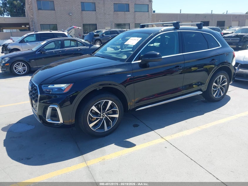 2023 Audi Q5 VIN WA1EAAFY7P2105147 IAAI salvage auction — SIDE, Salvage (California), sold $17,300 on 2026-07-20 (photo 2)