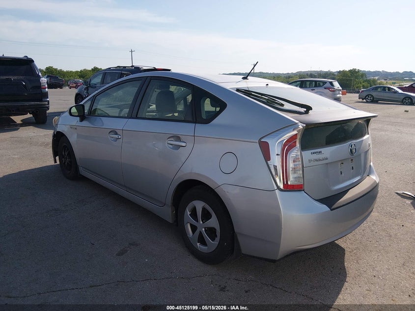 2013 Toyota Prius VIN JTDKN3DU4D5605026 IAAI salvage auction — FRONT END, Salvage (Missouri), sold $1,425 on 2026-07-30 (photo 3)