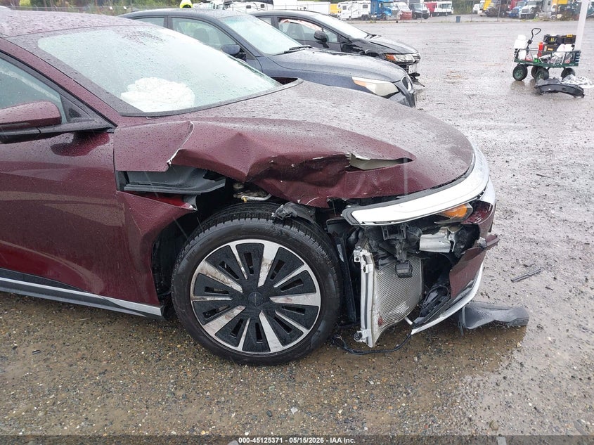 2024 Lucid Air VIN 50EA1PGA3RA005866 IAAI salvage auction — RIGHT FRONT, Bill Of Sale (Washington), sold $9,100 on 2026-07-29 (photo 6)