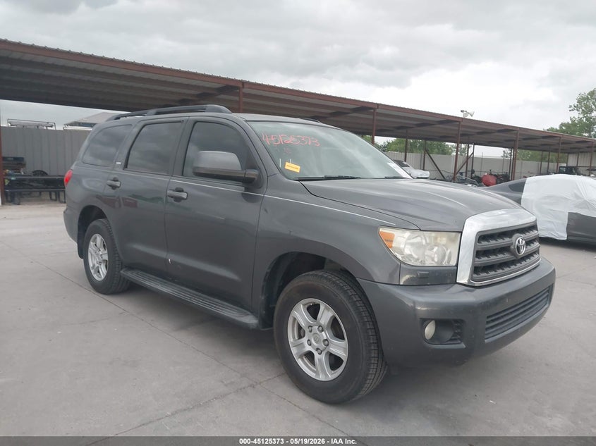 2012 Toyota Sequoia VIN 5TDBW5G15CS059226 IAAI salvage auction — HAIL, Original (Texas), sold $3,300 on 2026-07-29 (photo 1)