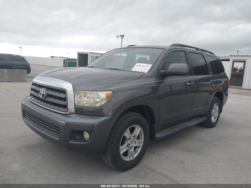 2012 Toyota Sequoia VIN 5TDBW5G15CS059226 IAAI salvage auction — HAIL, Original (Texas), sold $3,300 on 2026-07-29 (photo 2)