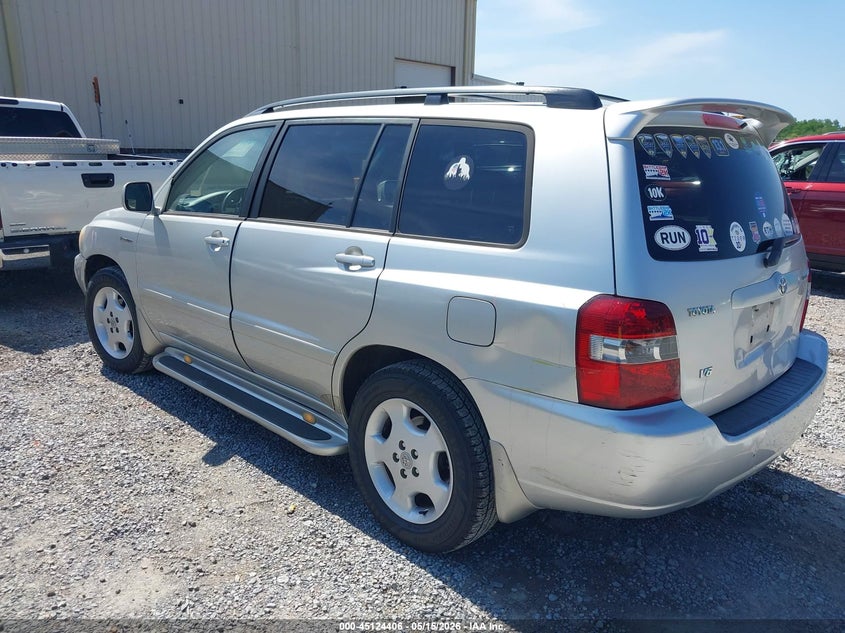 2005 Toyota Highlander VIN JTEDP21A850076536 IAAI salvage auction — FRONT END, Salvage (Mississippi), sold $850 on 2026-07-11 (photo 3)