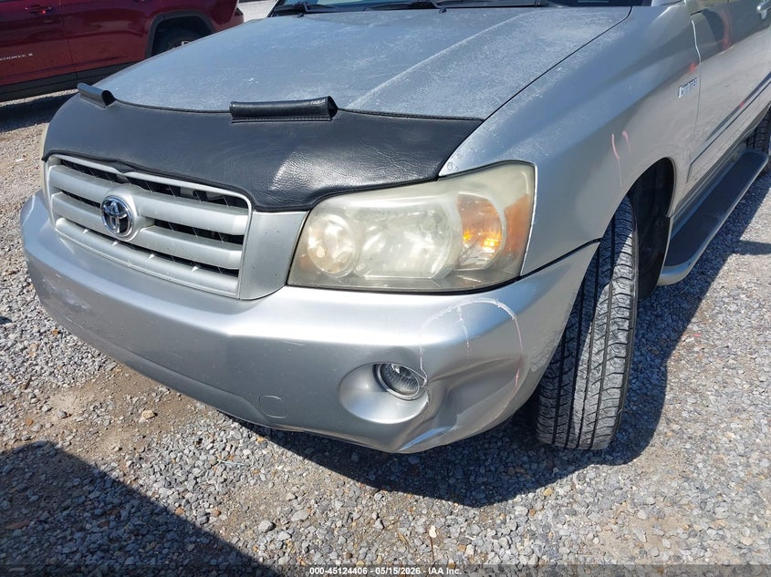 2005 Toyota Highlander VIN JTEDP21A850076536 IAAI salvage auction — FRONT END, Salvage (Mississippi), sold $850 on 2026-07-11 (photo 6)