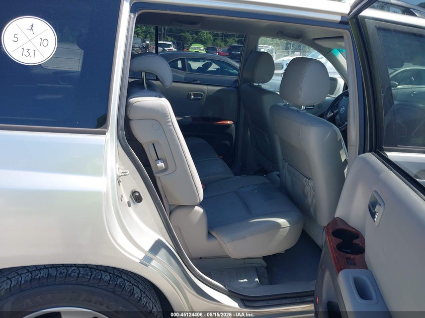 2005 Toyota Highlander VIN JTEDP21A850076536 IAAI salvage auction — FRONT END, Salvage (Mississippi), sold $850 on 2026-07-11 (photo 8)