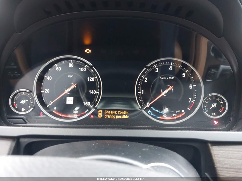 2015 BMW 7er VIN WBAYF8C55FD654031 IAAI salvage auction — FRONT END, Salvage Title, sold $3,800 on 2026-08-02 (photo 7)