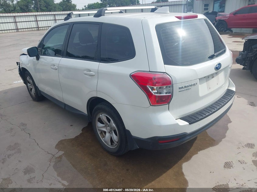 2016 Subaru Forester VIN JF2SJAAC9GG424638 IAAI salvage auction — FRONT END, Salvage (Texas), sold $2,050 on 2026-07-07 (photo 3)