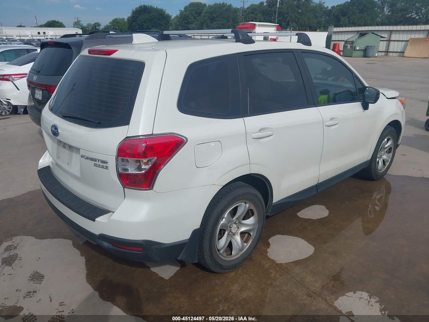 2016 Subaru Forester VIN JF2SJAAC9GG424638 IAAI salvage auction — FRONT END, Salvage (Texas), sold $2,050 on 2026-07-07 (photo 4)