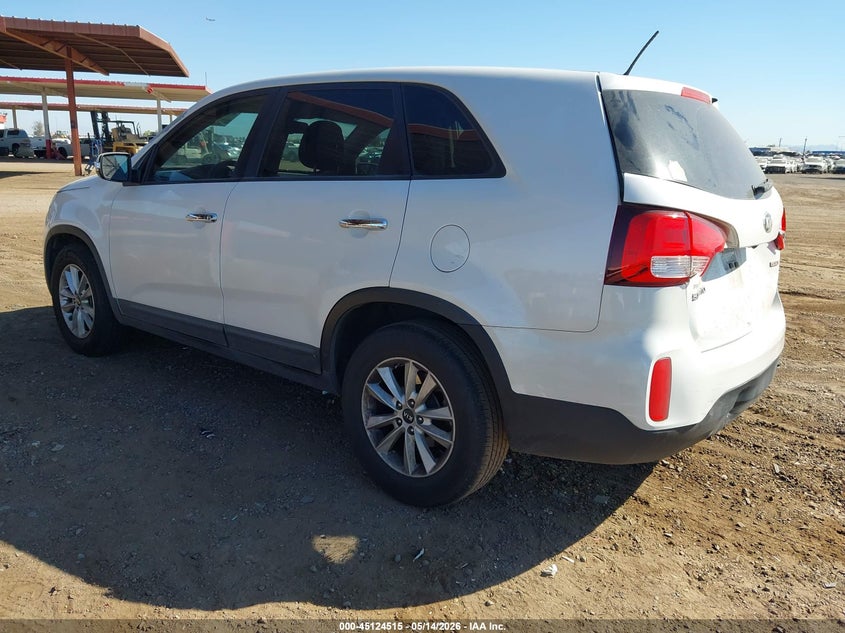 2015 Kia Sorento VIN 5XYKT3A62FG621943 IAAI salvage auction — NORMAL WEAR, Salvage (Texas), sold $975 on 2026-07-21 (photo 3)