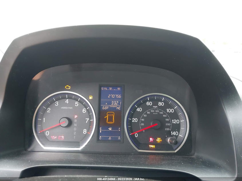 2010 Honda Cr-v VIN JHLRE3H56AC010240 IAAI salvage auction — FRONT END, Salvage (North Carolina), sold $1,475 on 2026-07-31 (photo 7)