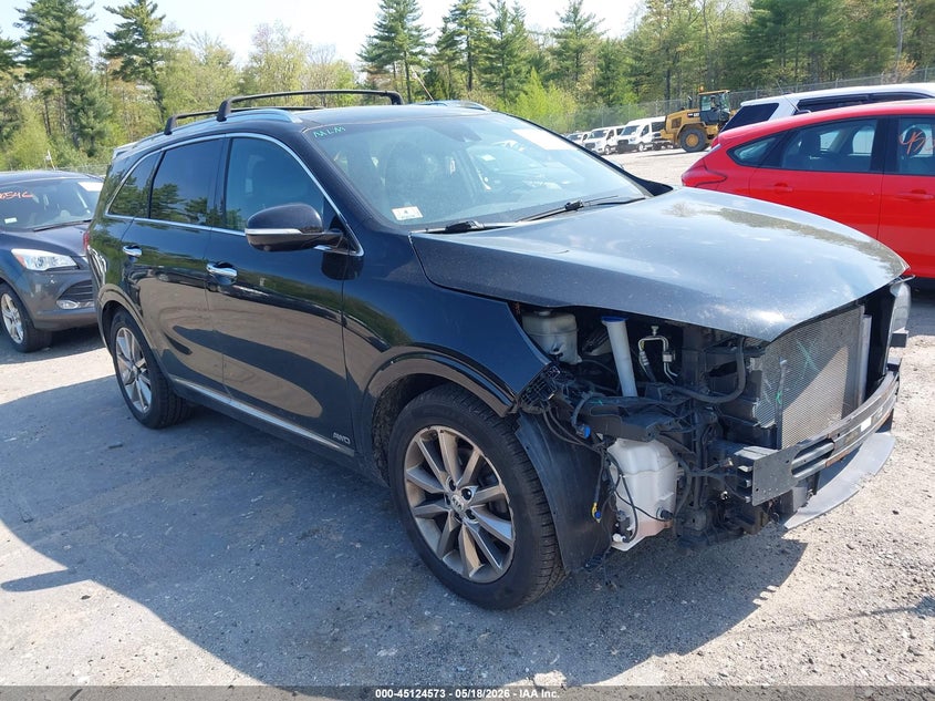 2017 Kia Sorento VIN 5XYPKDA56HG306782 IAAI salvage auction — FRONT END, Salvage (Massachusetts), sold $1,800 on 2026-07-17 (photo 1)
