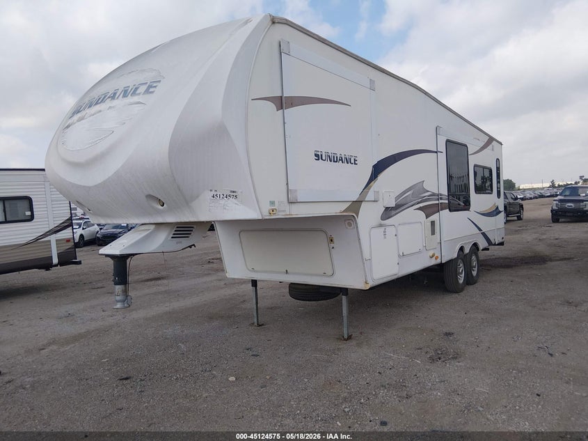 2010 Heartland rv Sundance VIN 5SFSG2922AE206667 IAAI salvage auction — HAIL, Original (Texas), sold $525 on 2026-07-28 (photo 2)