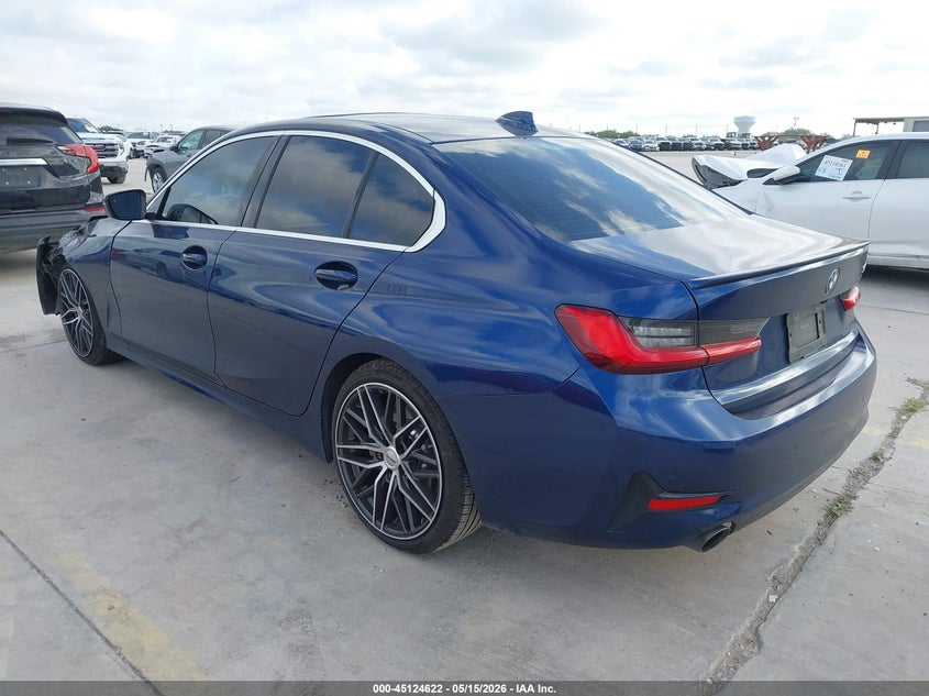 2020 BMW 3er VIN WBA5R1C06LFH98633 IAAI salvage auction — LEFT FRONT, Original (Texas), sold $6,300 on 2026-07-29 (photo 3)