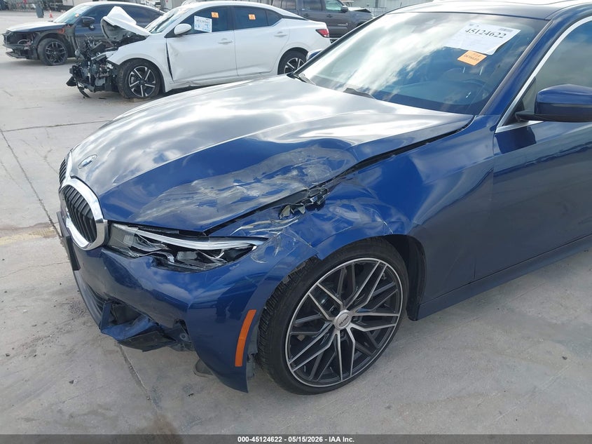 2020 BMW 3er VIN WBA5R1C06LFH98633 IAAI salvage auction — LEFT FRONT, Original (Texas), sold $6,300 on 2026-07-29 (photo 6)