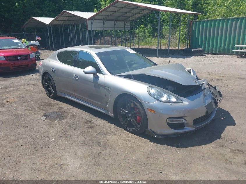2012 Porsche Panamera VIN WP0AC2A73CL090458 IAAI salvage auction — LEFT FRONT, Salvage - Greater Than 75% (Maryland), sold $3,025 on 2026-07-28 (photo 1)