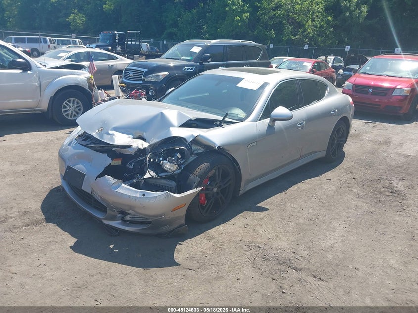 2012 Porsche Panamera VIN WP0AC2A73CL090458 IAAI salvage auction — LEFT FRONT, Salvage - Greater Than 75% (Maryland), sold $3,025 on 2026-07-28 (photo 2)