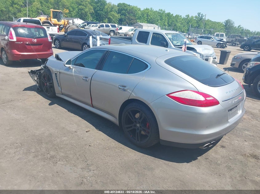 2012 Porsche Panamera VIN WP0AC2A73CL090458 IAAI salvage auction — LEFT FRONT, Salvage - Greater Than 75% (Maryland), sold $3,025 on 2026-07-28 (photo 3)
