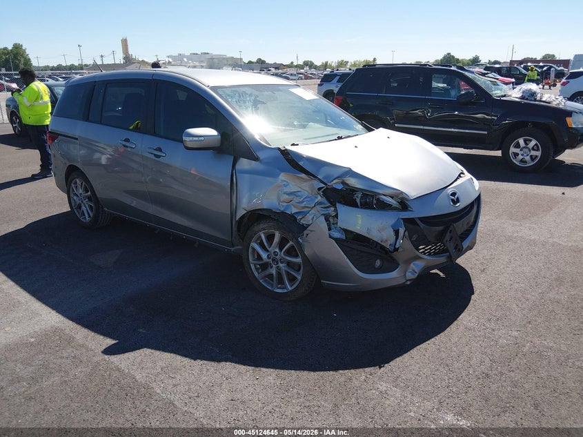 2013 Mazda 5 VIN JM1CW2CL2D0150887 IAAI salvage auction — FRONT END, Salvage (Missouri), sold $25 on 2026-07-21 (photo 1)