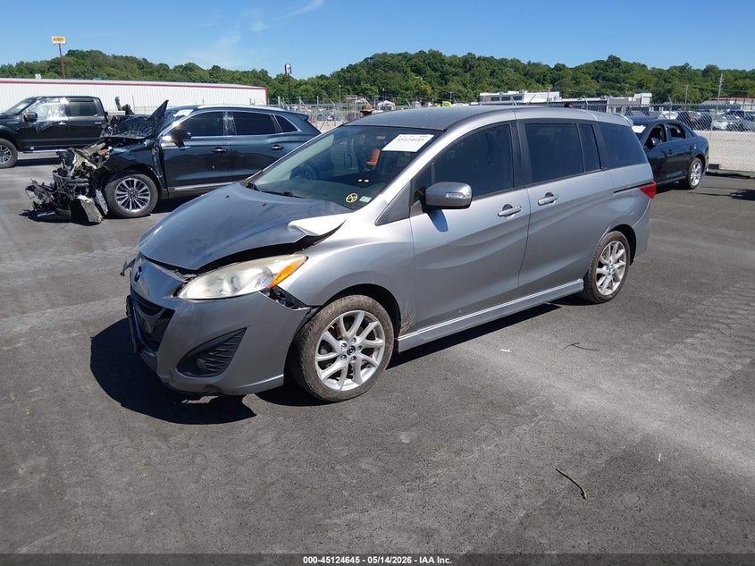2013 Mazda 5 VIN JM1CW2CL2D0150887 IAAI salvage auction — FRONT END, Salvage (Missouri), sold $25 on 2026-07-21 (photo 2)