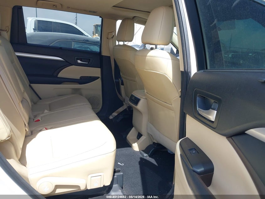 2015 Toyota Highlander VIN 5TDJKRFH9FS198244 IAAI salvage auction — LEFT SIDE, Original (Texas), sold $8,550 on 2026-07-14 (photo 8)