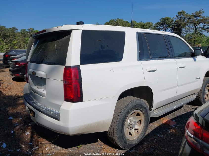 2017 Chevrolet Tahoe VIN 1GNSKEECXHR309671 IAAI salvage auction — LEFT SIDE, Sf97 (New York), sold $11,800 on 2026-07-31 (photo 4)
